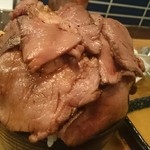 和牛＆Seafood　Micio（ミーチョ） - 2017/1 ステーキ丼￥1680(税込)肉増し1,5倍￥500(税込)ご飯中盛り￥0