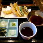 天ざるの天ぷら