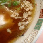 竜ちゃん - スープの表情　角背油がうざい
