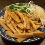 煮干しらーめん青樹 - おつまみメンマ