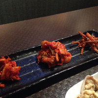 大井町銭場精肉店 - キムチ3種盛り