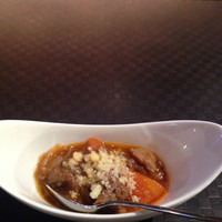 大井町銭場精肉店 - お通しのビーフシチュー