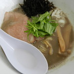 らーめんよつ葉 - 濃厚煮干しらーめん750円