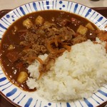 すき家 - 牛あいがけカレー