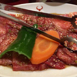 食道楽 - 食いだおれランチの肉