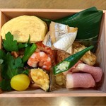 はり清 - お弁当、一段目