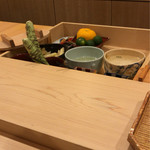 鮨 鈴木 - 御殿場真妻種山葵、柚子、酢橘、手酢、薑はガリ