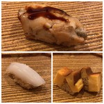 鮨 鈴木 - 穴子、墨烏賊、鞍掛玉子