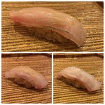 鮨 鈴木 - 縞鯵、鮃、九絵