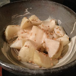 粥茶屋 写楽 - 2017年正月。これも大根です。うまうま！