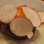 アノニム - 椎茸のグリルと温度卵の卵黄