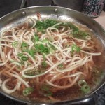 鍋の〆はラーメン