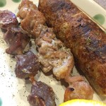 五番館 - 砂ずり、鳥カルビ、鳥つくね('16.01)