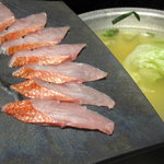 潮彩 - キンメのしゃぶしゃぶ