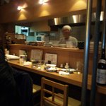 蔵八 - お店のカウンターです