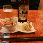 Yoshiki - お通し＆ビール