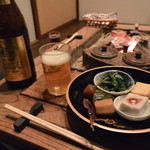 お通し＆ビール