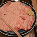 常夜鍋の豚肉