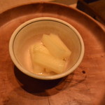 竹甚 - サービスで頂いた漬物