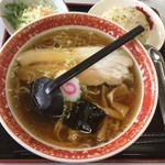 いもせ食堂 - 半チャンラーメン