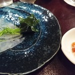 鮨 波やし - (12/25)カワハギ　肝醤油