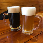 高円寺麦酒工房 - 【2017年01月】右すだちペール@650円、左ポーター＠590円て乾杯❗️