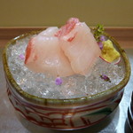 御料理 寺沢 - 金目鯛の造り