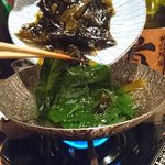 産直屋 たか - (12/28)徳島鳴門産ワカメのしゃぶしゃぶ