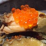 産直屋 たか - (12/28)松島産黒アワビ、イクラ、豊後水道産フグ皮