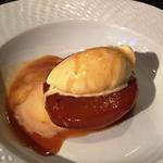 横浜うかい亭 - デザート、洋梨＆アイスクリーム