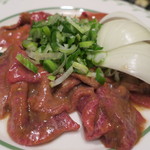 炭焼 金竜山 - タン焼きミソだれ