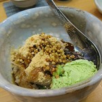 浅草じゅうろく - 甘味。そばがき。