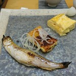 浅草じゅうろく - 本ししゃも、焼味噌、だし巻き、