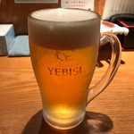 麺家 喜多楽 - 生ビール