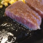 高千穂牛レストラン 和 - ロースのレア加減