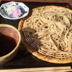 蕎遊庵 - 全粒粉  石臼手挽き蕎麦 北海道産 キタワセ  800円