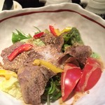 魚店亜紗 - 焼きシャブ豚のサラダ