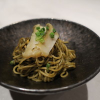 CINA New Modern Chinese - アワビ冷麺 肝と自家製XO醤2