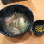 鮨松榮 - あら汁