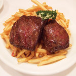 ラミティエ - 牛ハラミステーキとフライドポテト(+210円)