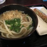 溜 - かけうどん、ちくわ天