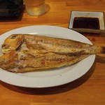 麺哲支店 麺野郎 - おまかせおつまみ-グジ塩焼き(2016/12)