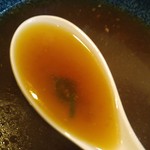 麺哲支店 麺野郎 - 南鹿児島産牡丹蒸篭風つけ麺-スープ割(2016/12)