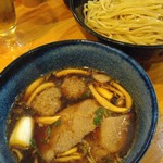 麺哲支店 麺野郎 - 南鹿児島産牡丹蒸篭風つけ麺(2016/12)