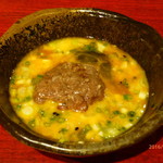 焼肉赤身にくがとう - 自家製手ごね焼きユッケ 