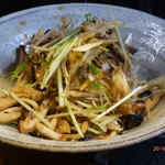 銀座やまがた屋 - キノコと水菜のサラダ