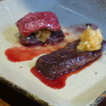 銀座やまがた屋 - ハラミにおにおろし