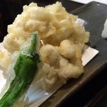炭魚酒菜 わなか - 白子の天ぷら