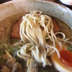 二郎系ラーメン 麺屋 春爛漫 - 厚豚バラ肉芳醇塩ラーメン:麺