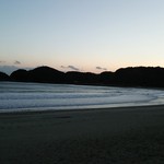 なごみ詩 - 夕暮れ時の弓ヶ浜　2016.12